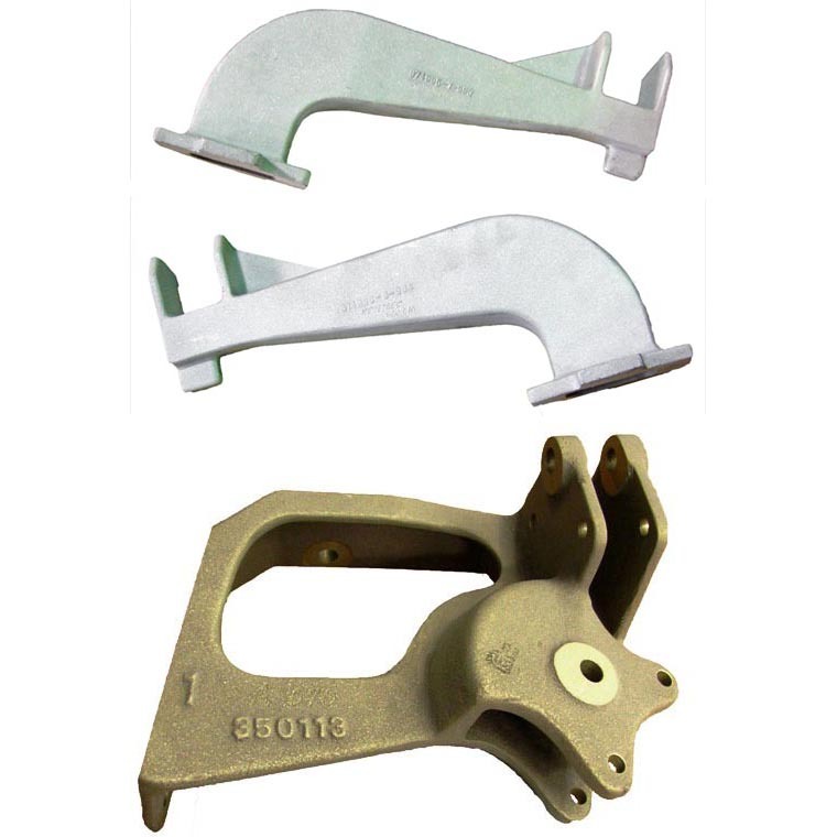 C-130 brackets;No Bake castings machined
