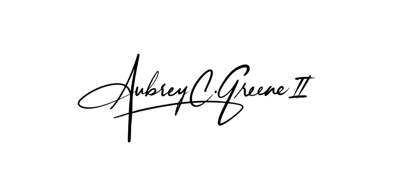 aubrey greene signature